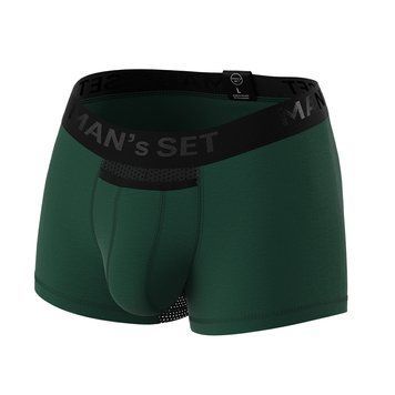 Męskie bokserki anatomiczne MAN's SET Anatomic Classic Light, Black Series, ciemna oliwka M