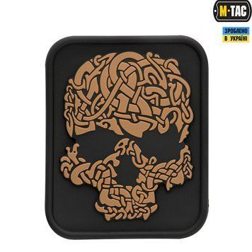 M-Tac нашивка Viking Skull PVC Coyote 51158205 фото