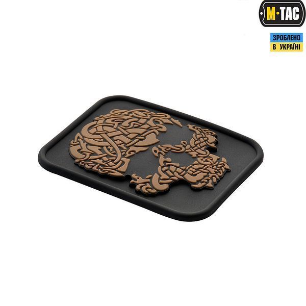 M-Tac нашивка Viking Skull PVC Coyote 51158205 фото