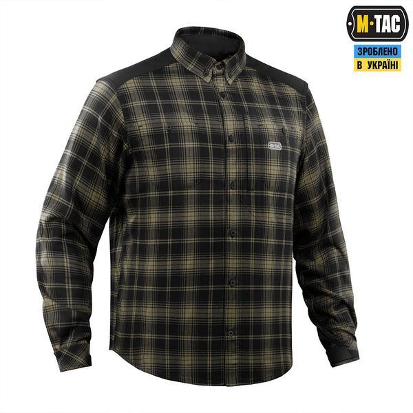 M-Tac сорочка тактична у клітинку Redneck Shirt Black/Tan S 20072003-2XL/R фото