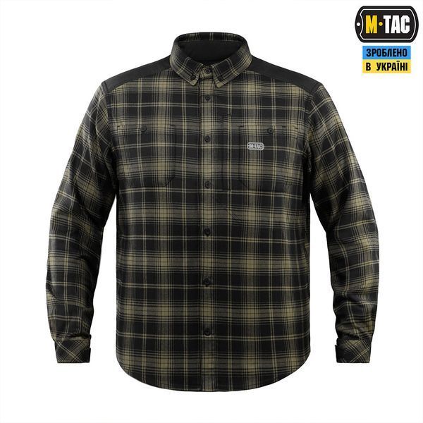 M-Tac сорочка тактична у клітинку Redneck Shirt Black/Tan S 20072003-2XL/R фото