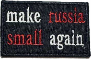 Naszywka &bdquo;Make Russia Small Again&rdquo;
