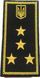 Rank Insignia Shoulder Board Customs Service Inspector, 1st Rank (Velcro)
