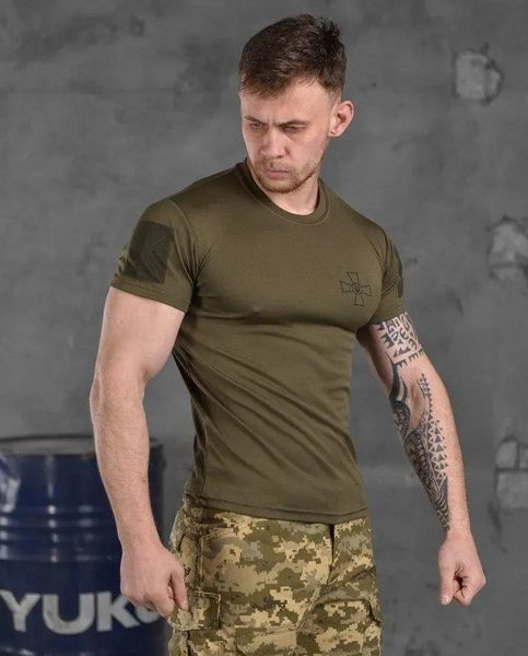 Футболка (термо) Coolmax з тризубом і написом ЗСУ Олива S ZSU-olive-xxxl фото
