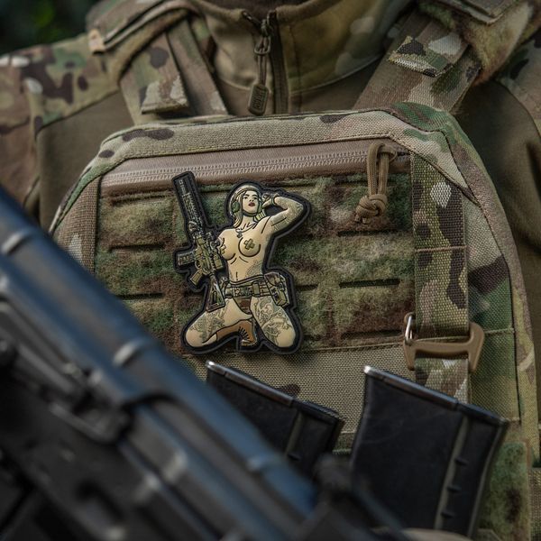 M-Tac Patch Tactical Girl №1 Scandinavian with Mj&ouml;llnir PVC Multicam