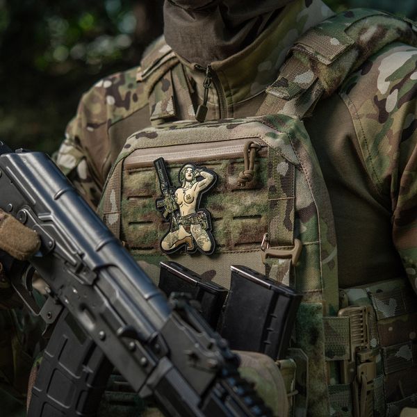 M-Tac Patch Tactical Girl №1 Scandinavian with Mj&ouml;llnir PVC Multicam