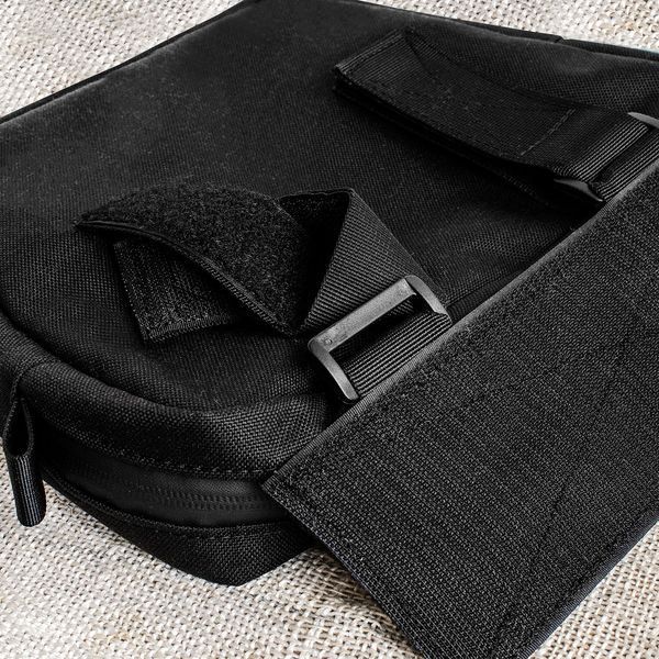 Laser Cut XL BOETC dangler pouch Black