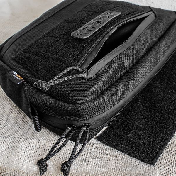 Laser Cut XL BOETC dangler pouch Black