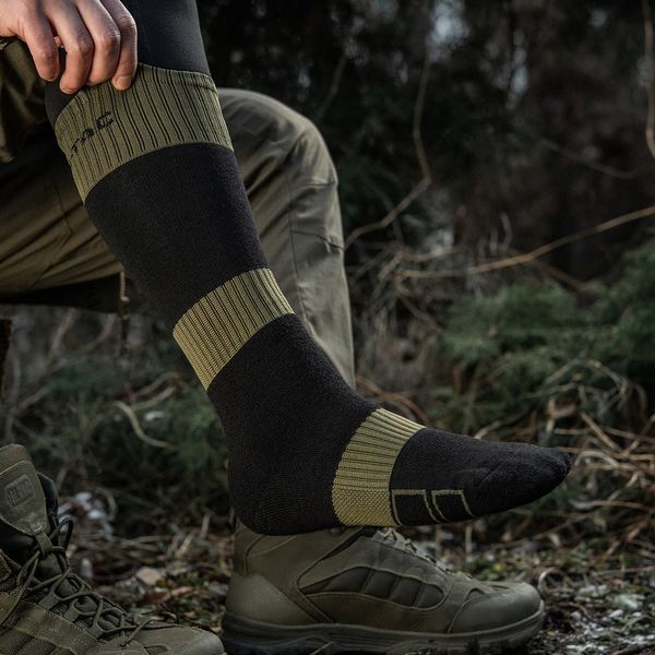 M-Tac skarpety zimowe Ranger Wool Black/Olive