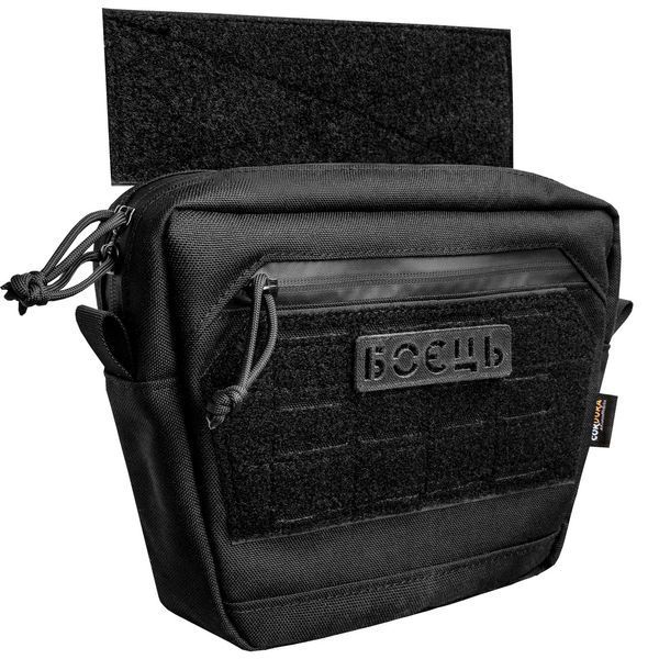 Laser Cut XL BOETC dangler pouch Black