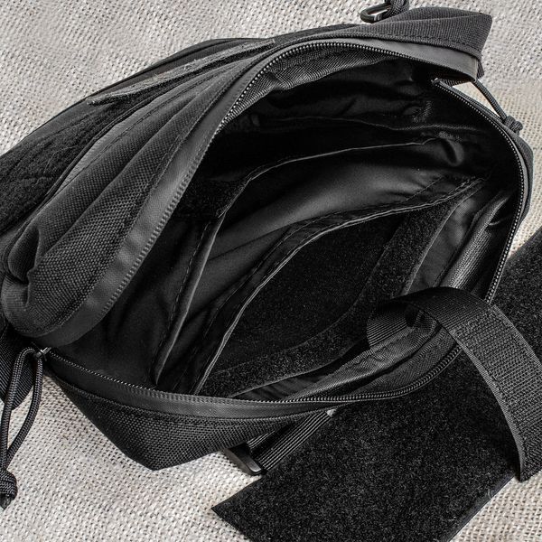 Laser Cut XL BOETC dangler pouch Black