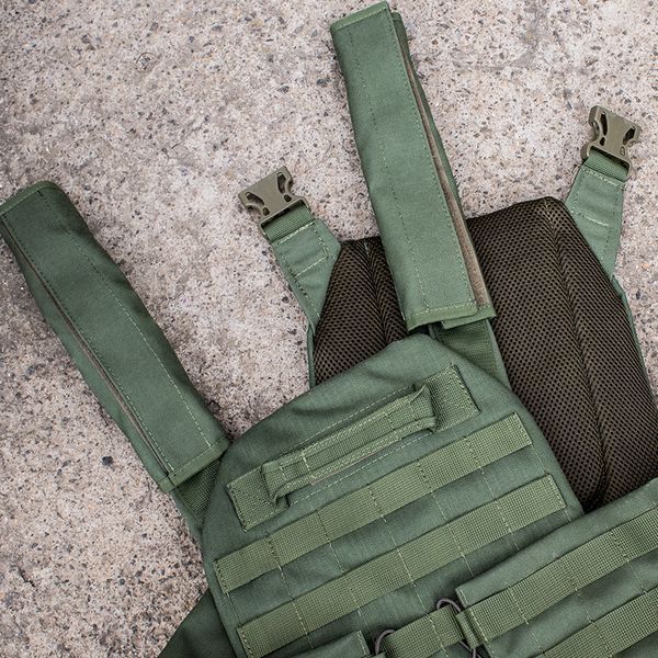 Plate Carrier BOETC Cargo with Groin Pouch Olive