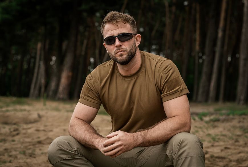 Thermoactive T-Shirt Helikon-Tex Tactical T-shirt TopCool - Coyote