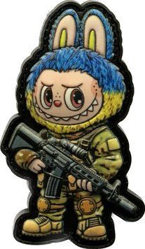 Patch Labubu Military Edition PVC Ukraine