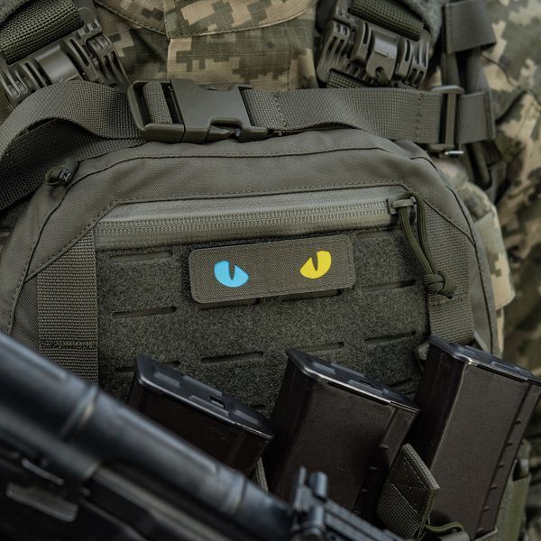 M-Tac Patch Cat Eyes Laser Cut Ranger Green/Yellow/Blue/GID