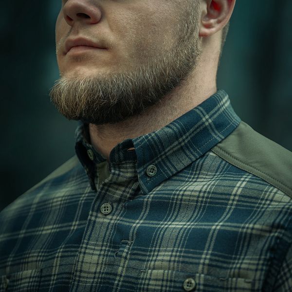 Koszula Taktyczna w Kratę M-Tac Redneck Olive/Navy Blue XS
