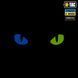 M-Tac Patch Cat Eyes Laser Cut Ranger Green/Yellow/Blue/GID