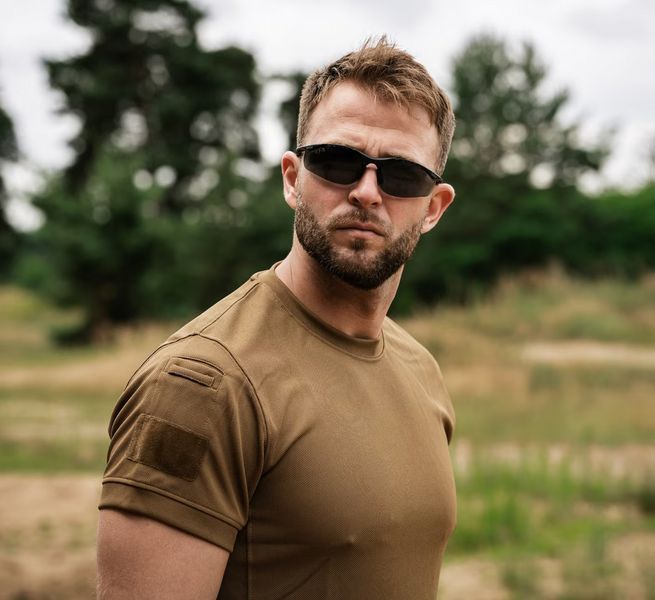Термоактивна футболка Helikon-tex Tactical T-shirt TopCool - Coyote S TS-TTS-TC-11-B08 фото