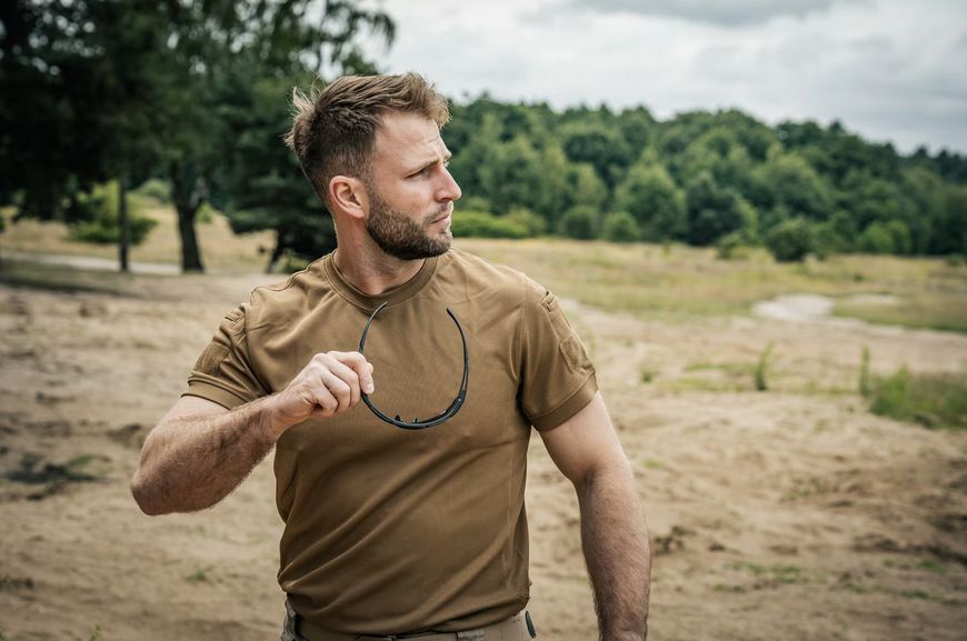 Термоактивна футболка Helikon-tex Tactical T-shirt TopCool - Coyote S TS-TTS-TC-11-B08 фото