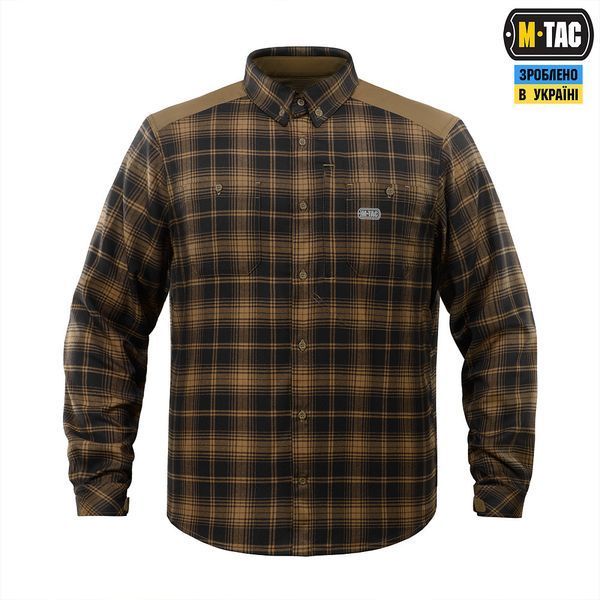 Koszula Taktyczna w Kratę M-Tac Redneck Coyote/Black XS