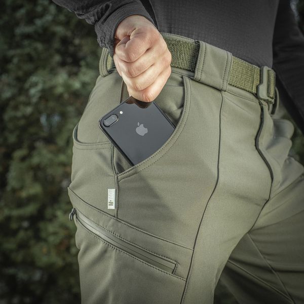 M-Tac Soft Shell Winter Tactical Pants Olive XS