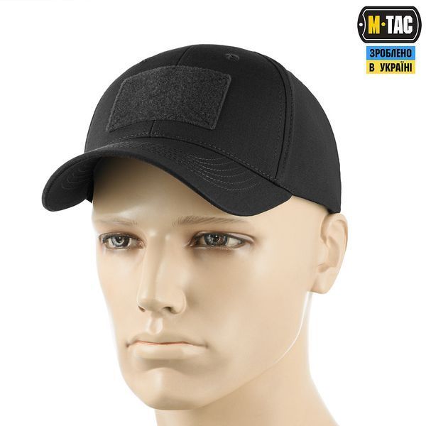 Czapka M-Tac Taktyczna Elite Flex Rip-Stop Black S/M 58