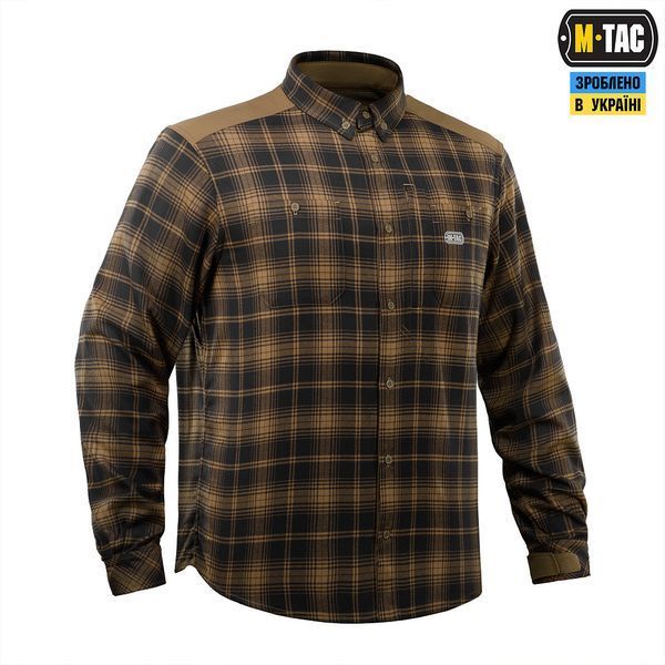 M-Tac сорочка тактична у клітинку Redneck Shirt Coyote/Black M 20072005xxl фото