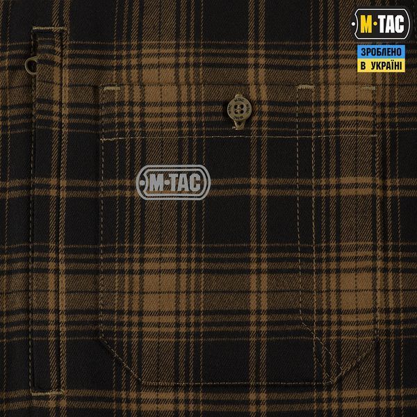 M-Tac сорочка тактична у клітинку Redneck Shirt Coyote/Black M 20072005xxl фото