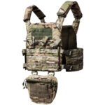 Plate Carrier KARGO Multicam with a hinged pouch
