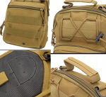 Рюкзак однолямковий тактичний EDC Койот - Image 3