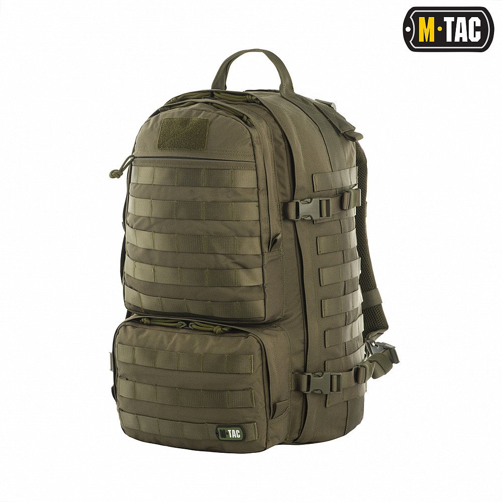 Тактичний рюкзак M-Tac Trooper Pack Olive 50 л — міцний військовий рюкзак. Купити штурмовий рюкзак у військторзі БОЄЦЬ M-Tac рюкзак тактичний Trooper Pack Olive 50л - Image 1