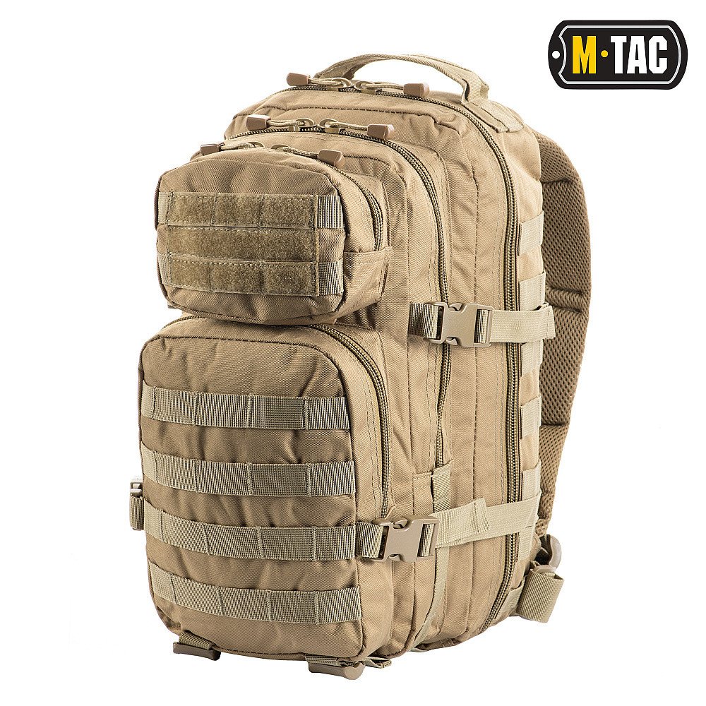 M-Tac рюкзак тактичний Assault Pack Койот 20 л | Надійний військовий рюкзак для служби M-Tac рюкзак тактичний Assault Pack Tan / coyote 20л - Image 1