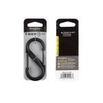 Карабін подвійний Nite Ize S-Biner 4 Plastic Black Gate Black 11.3кг