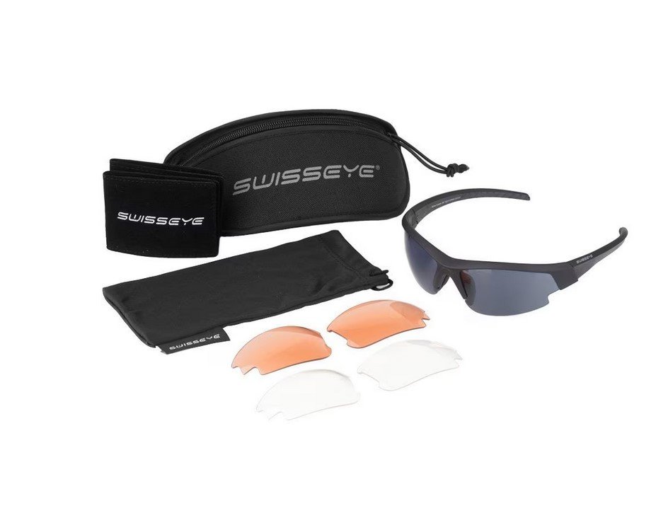 4808103672_taktichni-okulyari-swiss Тактичні окуляри Swiss Eye Gardosa Black - Image 1