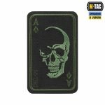M-Tac нашивка Face of war (вишивка) Black/Olive