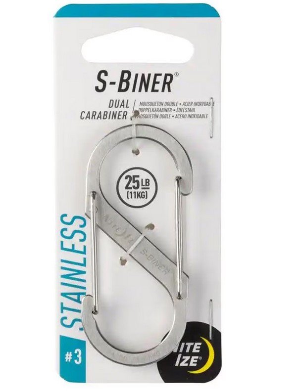5331832906_karabin-nite-ize Карабін Nite Ize S-Biner 3 - Steel 11kg - Image 1