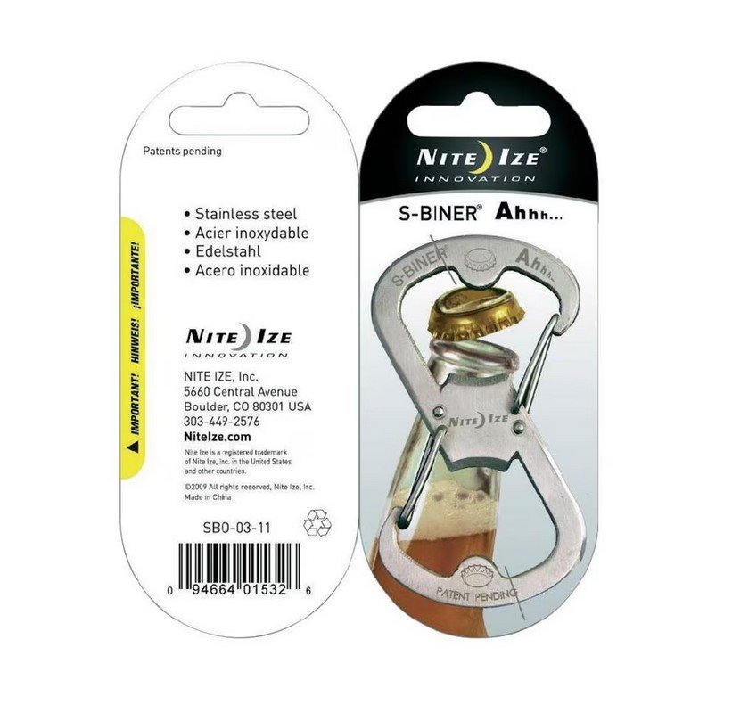 5331853147_karabin-nite-ize Карабін Nite Ize S-Biner Ahhh Steel - Image 1