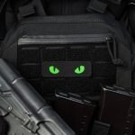 M-Tac нашивка Cat Eyes Laser Cut Black/Green/GID - Image 2