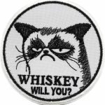 Шеврон кіт "WHISKEY WILL YOU?"
