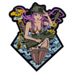 Нашивка Brand Element "Anime Girl" pink