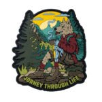 Нашивка Brand Element "Мандрівник по життю"  PVC