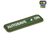 Нашивка Autosave PVC Olive - Image 2