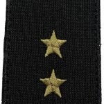 Погон молодший інспектор митної служби (на липучці) Олива