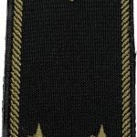 Погон Інспектор митної служби 3 рангу (на липучці) Олива