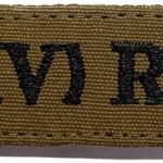 Нашивка "Група крові 4+" койот