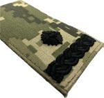 Погон Майор 3D (чорна нитка, на липучці) піксель - Image 2