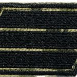 Нашивка курсівка ЗСУ 3 курс (нитка чорна) ПІКСЕЛЬ