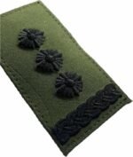 Погон Полковник 3D (чорна нитка, на липучці) Олива - Image 2