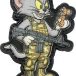 Нашивка Том і Джері PVC