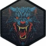 Нашивка шестикутник Вовк